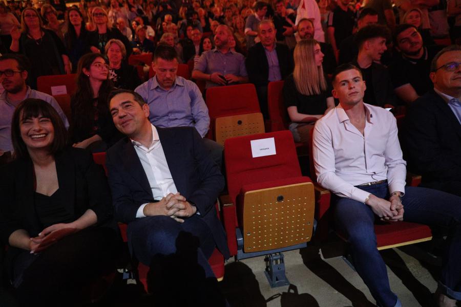 Ο Αλέξης Τσίπρας στην παρουσίαση του ευρωψηφοδελτίου του ΣΥΡΙΖΑ-ΠΣ