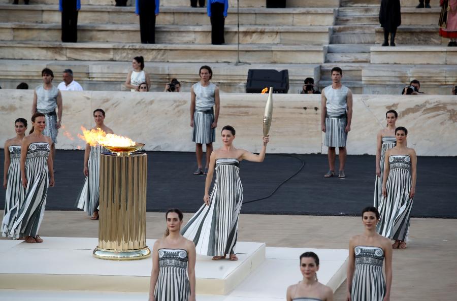 Παράδοση ολυμπιακής φλόγας 