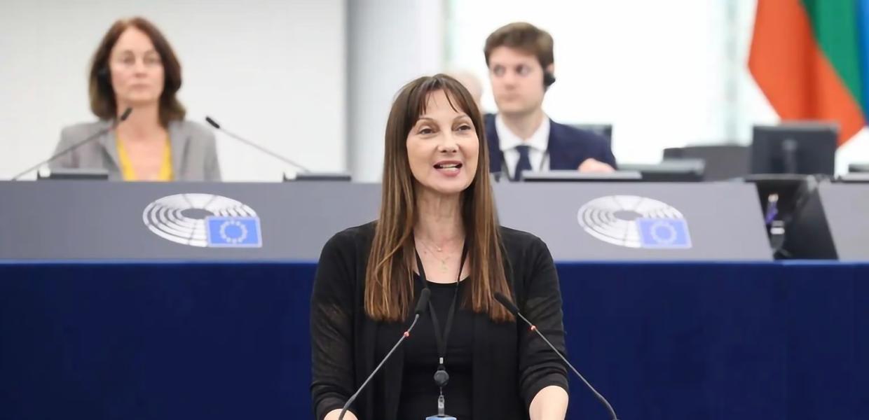 Η Έλενα Κουντουρά στο Ευρωκοινοβούλιο