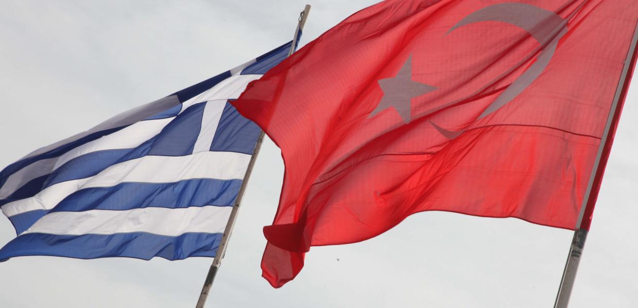 Σημαίες Ελλάδας και Τουρκίας
