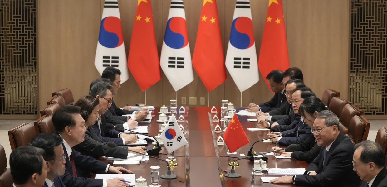 Προπαρασκευαστική συνάντηση των ηγετών Κίνας και Νότιας Κορέας